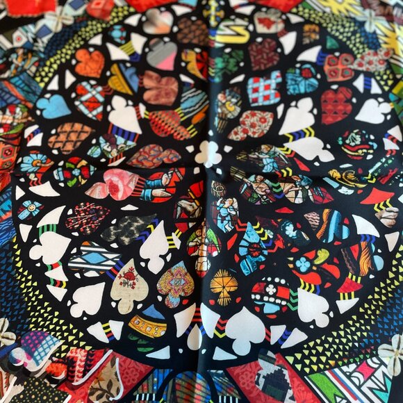 NWOT Christian Lacroix Silk Scarf - Picture 6 of 10